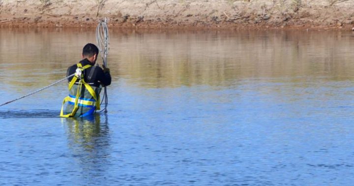 Recursos Hídricos realizó mediciones en el río Colorado
