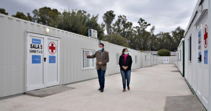 COVID-19: La Pampa construyó los dos hospitales modulares en menos de 60 días