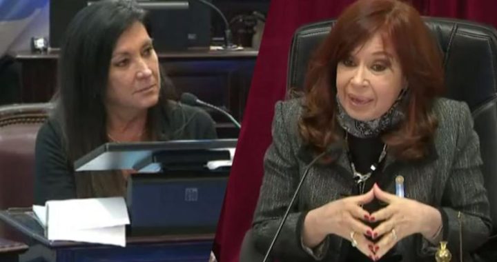 CFK durísima con una senadora de Juntos por el Cambio