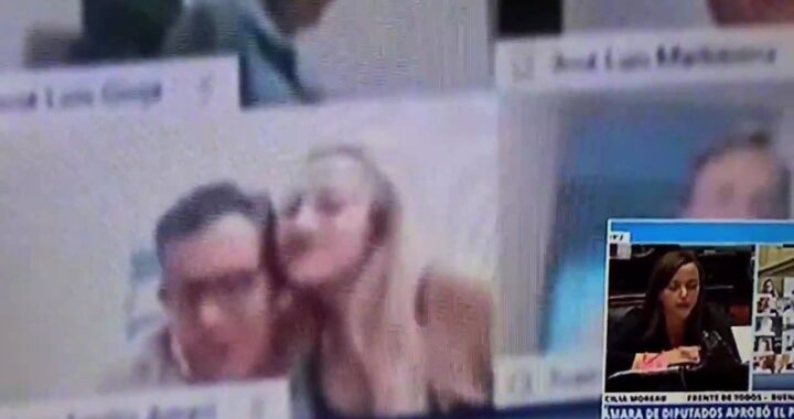 Escándalo: Suspenden a un diputado nacional por protagonizar una escena erótica en plena sesión