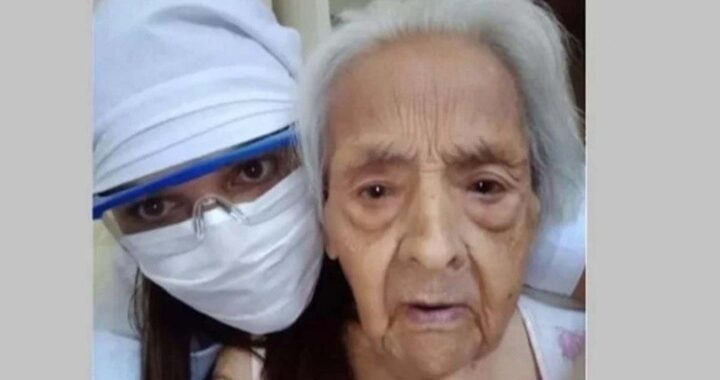 Tiene 102 años, contrajo covid y se recuperó