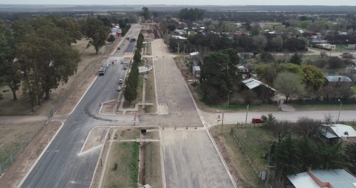 Avanzan las obras en el acceso a Toay