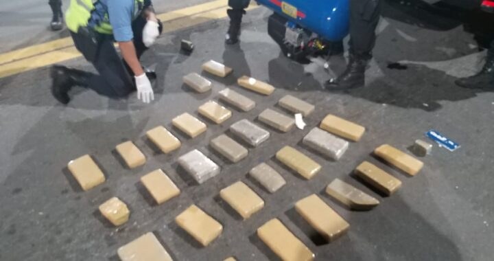 Secuestraron más de 40 kilos de marihuana en el Puesto Caminero Catriló
