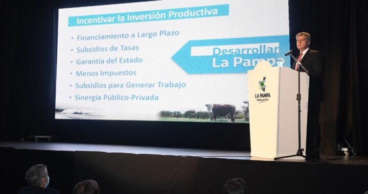 Ziliotto envió a diputados proyectos de Ley para incentivar la actividad productiva
