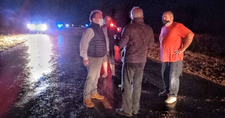 Seguridad recorrió las zonas más afectadas por el temporal