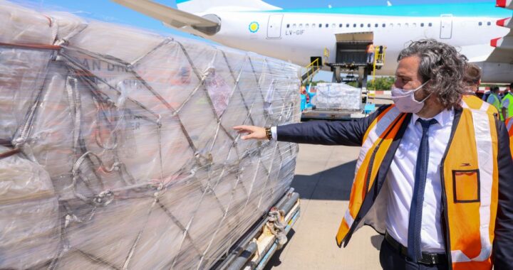 La vacuna rusa ya está en Argentina