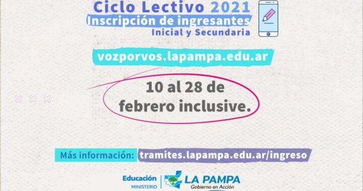Ingresantes a Inicial y Secundaria 2021: reabren inscripción para quienes no realizaron el trámite