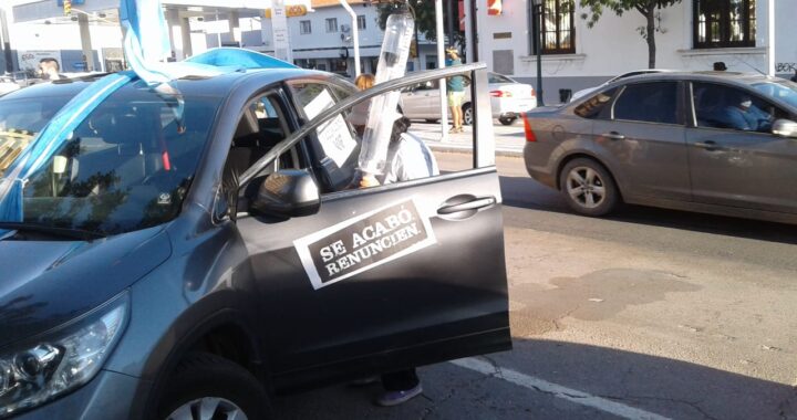 En La Pampa, los militantes de Juntos por el Cambio también marcharon