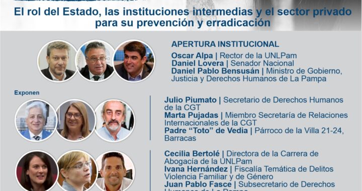 Jornada nacional contra la Trata de Personas y el Trabajo Forzoso