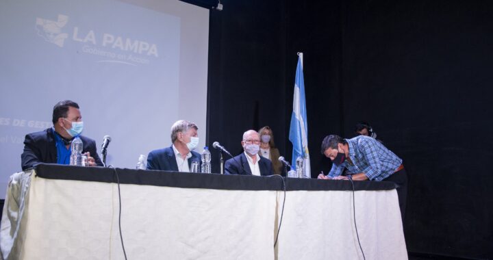 Se firmó Convenio Marco de Colaboración para la Gestión del Acuífero del Valle Argentino