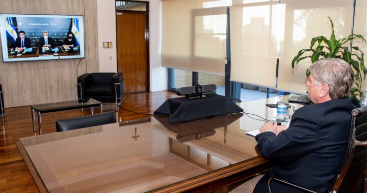 Ziliotto analiza junto a Alberto la situación epidemiológica