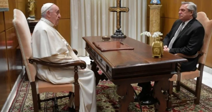 Alberto se reunió con el Papa: “Francisco me expresó su idea de apoyarnos en todo lo que pueda”