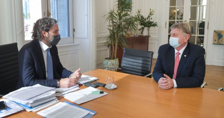 Ziliotto con Cafiero: “Los indicios de la recuperación económica ya pueden verse”