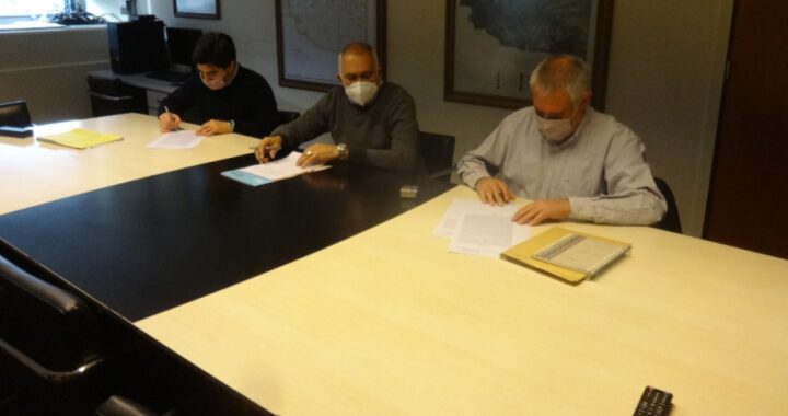 Firmaron convenio para obras en desagües pluviales para Metileo con la inversión de más de $1 millón de pesos