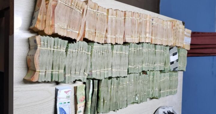 Trasladaba 17 millones de pesos sin declarar: Fue detenido en el puesto caminero de La Adela