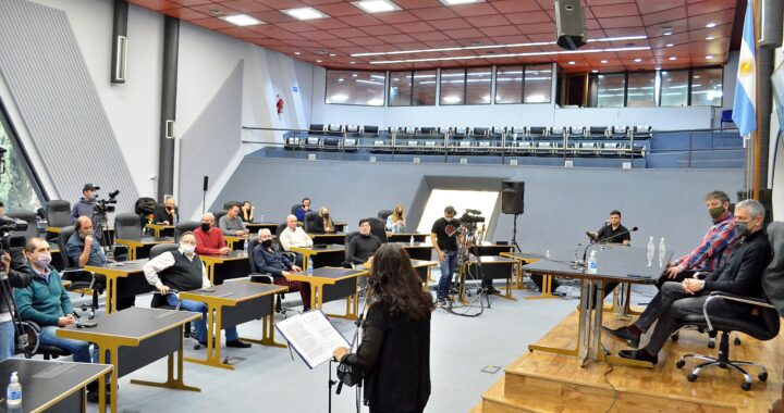 Grabación del programa especial “Los olvidados del agua”: “Será un latido poderosos de nuestro pueblo pampeano”, celebró Mariano Fernández