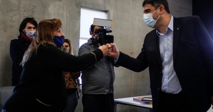 Bensusán recorrió el nuevo edificio del Juzgado de Paz y Registro Civil de General Pico