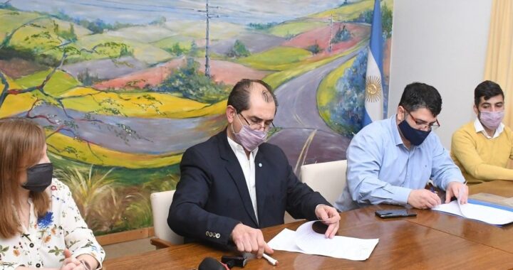 La CPE y provincia firmaron convenio para la realización de obras