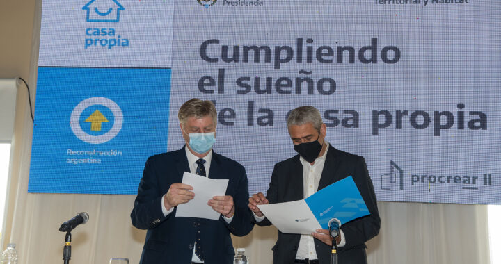 Nación asignó 1.100 viviendas más a La Pampa