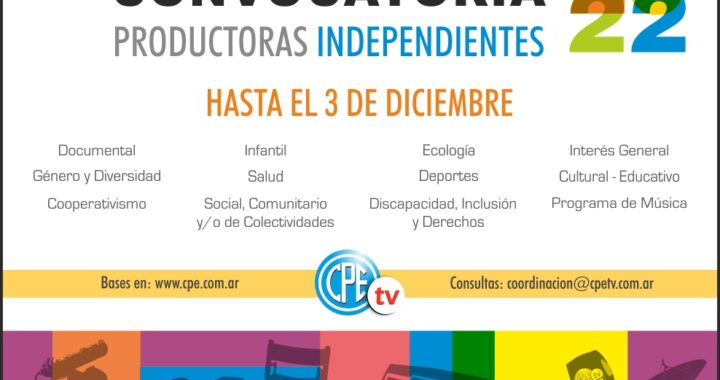 CPEtv abrió convocatoria para programas independientes