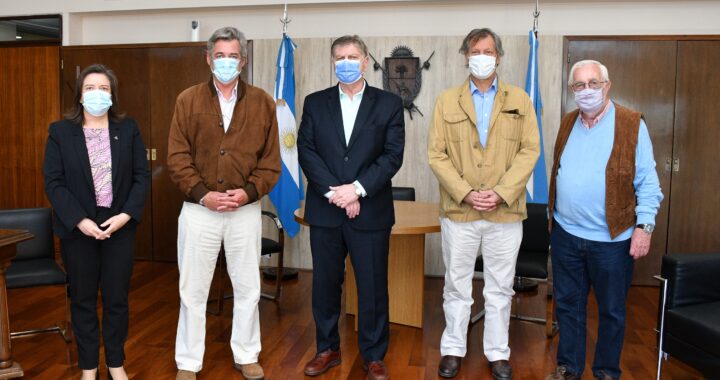 Ziliotto recibió al presidente de la Sociedad Rural Argentina