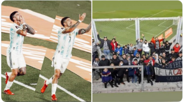 El conmovedor gesto de De Paul en el partido contra Uruguay