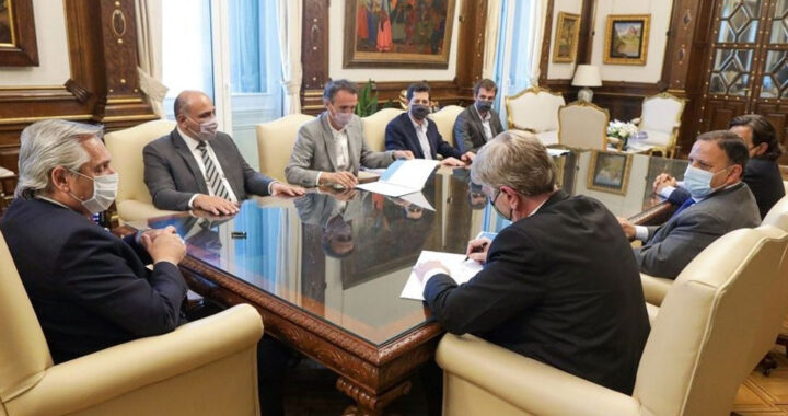 Nación y el Gobierno de La Pampa Firmaron un convenio para la ampliación del acueducto del río Colorado