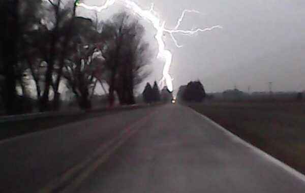 Un rayo mató a un ciclista a pocos kilómetros de General Acha