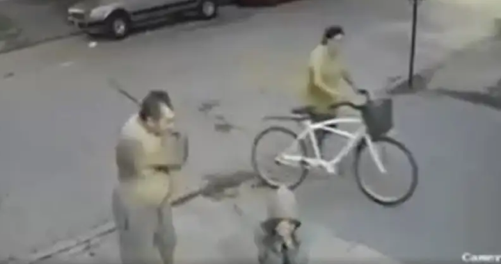 (VIDEO) La familia de un ladrón atacado a machetazos en  denunció al vecino por lesiones