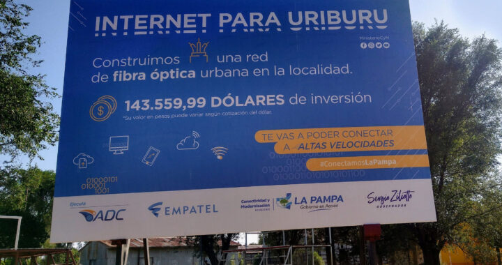 EMPATEL comenzó el tendido de la fibra óptica en Uriburu