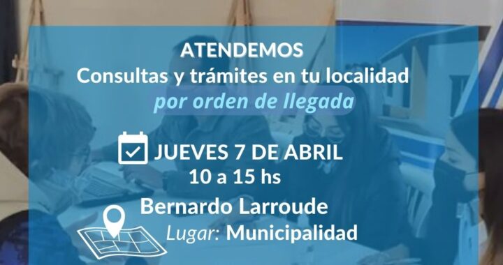 “IPAV en el Territorio llega a Bernardo Larroudé