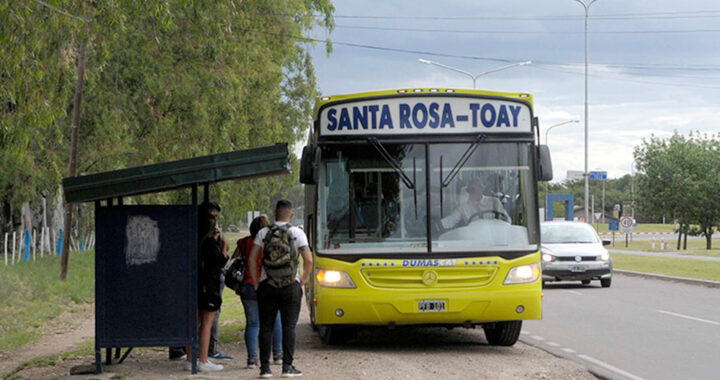 Nuevo aumento del boleto Toay – Santa Rosa