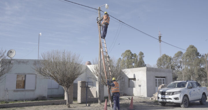 Empatel comenzó trabajos para llevar fibra óptica a Cuchillo Có