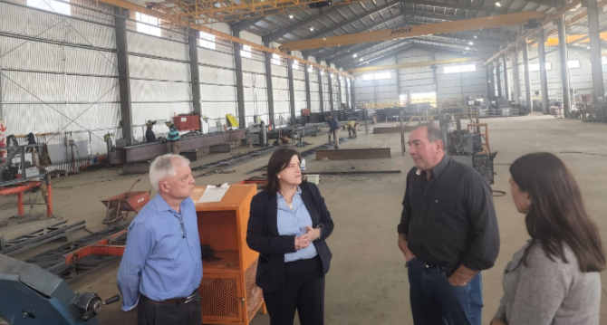 Trabajo territorial de Producción en el sector industrial de Toay