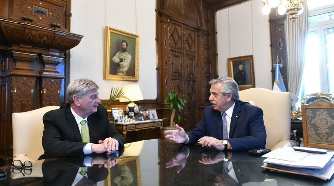 Ziliotto se reunió con Alberto y ratificaron inversiones en la provincia