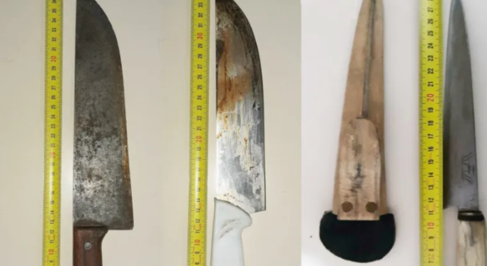 Toay no descansa: Brutal batalla campal con cuchillas que terminó con dos policías heridos