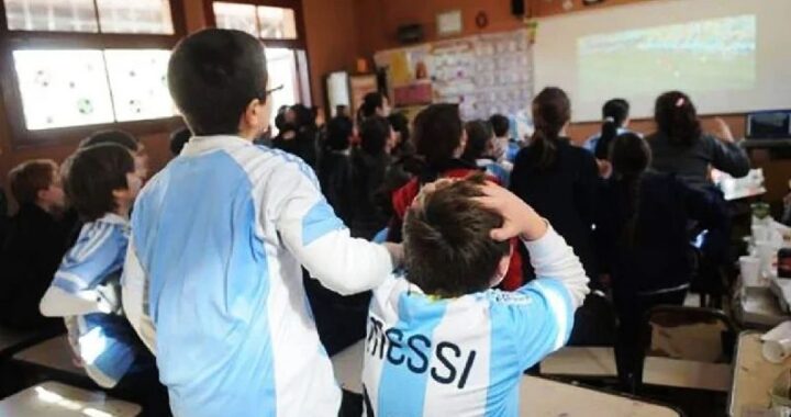 La Pampa: Autorizan que los partidos de la selección en el Mundial se vean en los colegios