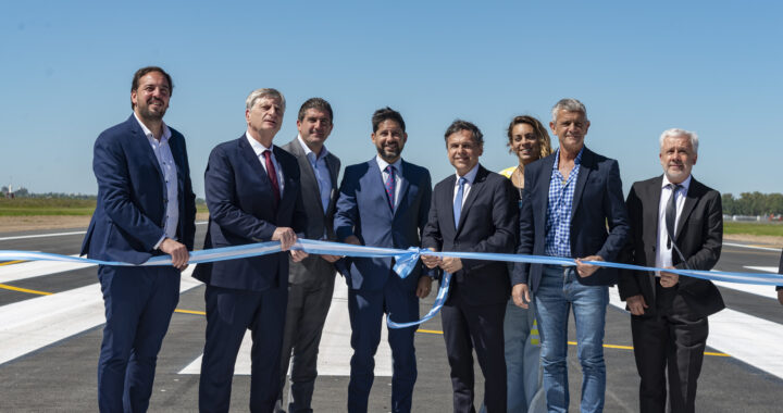 Ziliotto inauguró obras en el Aeropuerto de Santa Rosa: más seguridad y mayor actividad económica
