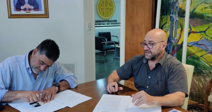 Embajador Martini y La Adela recibieron luminarias LED