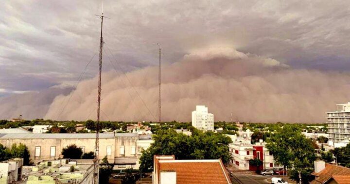 Hay alerta por fuertes tormentas en La Pampa