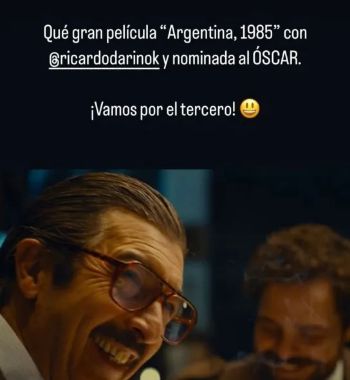 Leo Messi fan de “Argentina , 1985”: “¡Vamos por el tercero!”, alentó de cara a los Oscar