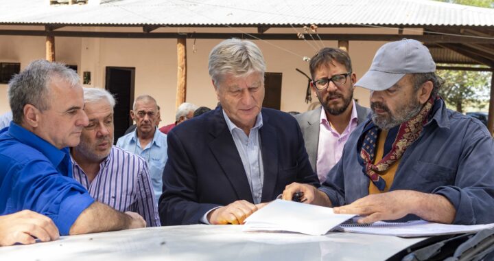 Ziliotto anunció el comienzo del Acueducto del Meauco a Chacharramendi