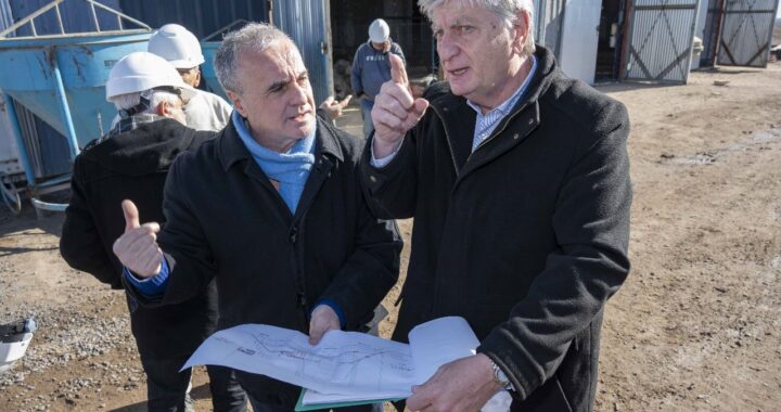 La provincia construye una nueva estación de bombeo del Acueducto del Río Colorado