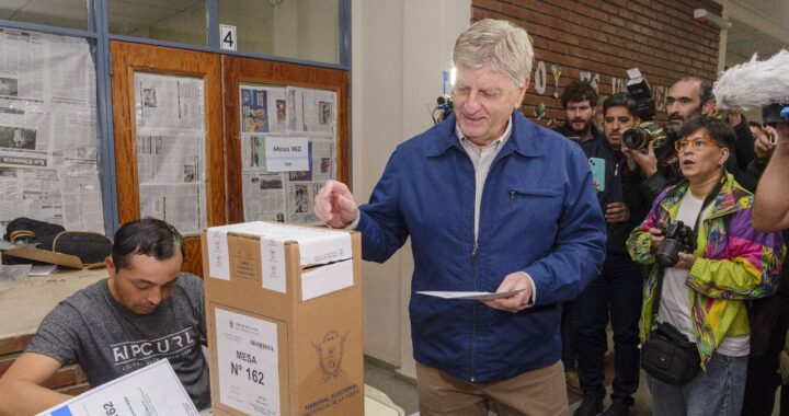 “Las cartas están echadas, el pueblo no se equivoca”, expresó el gobernador Ziliotto