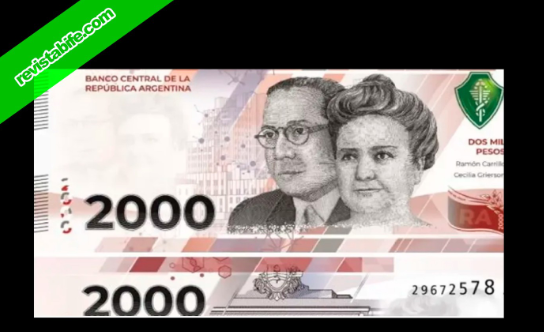 Desde hoy comienzan a circular los billetes de 2.000 pesos