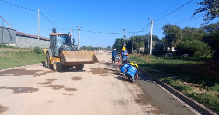 Caleufú: Se ejecutan obras de saneamiento con proyección a 20 años