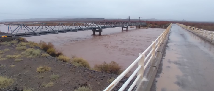 Confirman una importante crecida en la alta cuenca del río Colorado