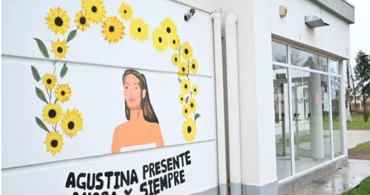 En la facultad de medicina de Cipolletti recordaron a Agustina con un mural