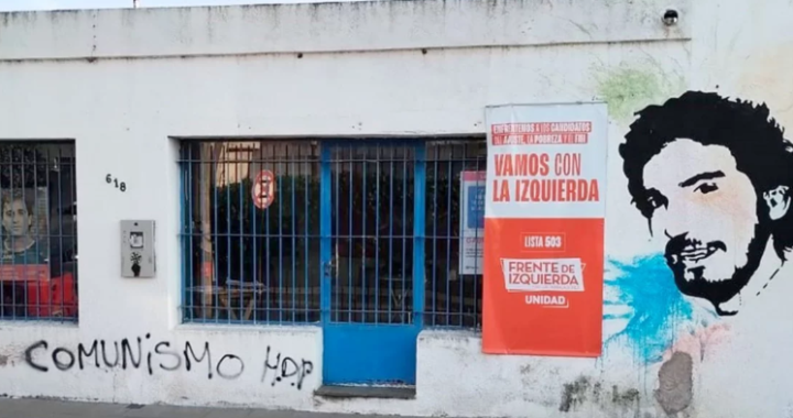 Escribieron “comunismo hdp” en la sede del PO y respondieron: “gatitos mimosos”