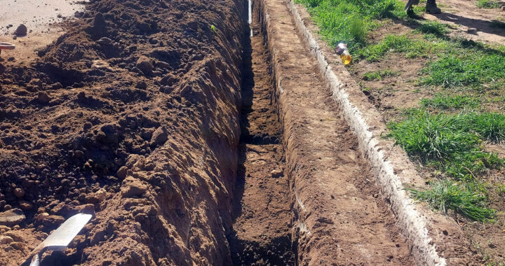 Avanza la renovación de la red de agua potable en Colonia Barón